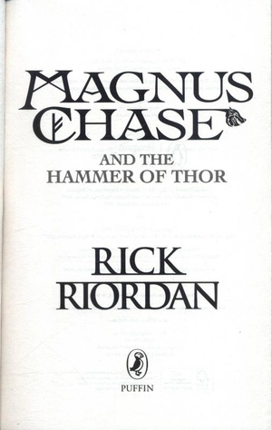 bộ magnus chase and the gods of asgard book 2: the hammer of thor