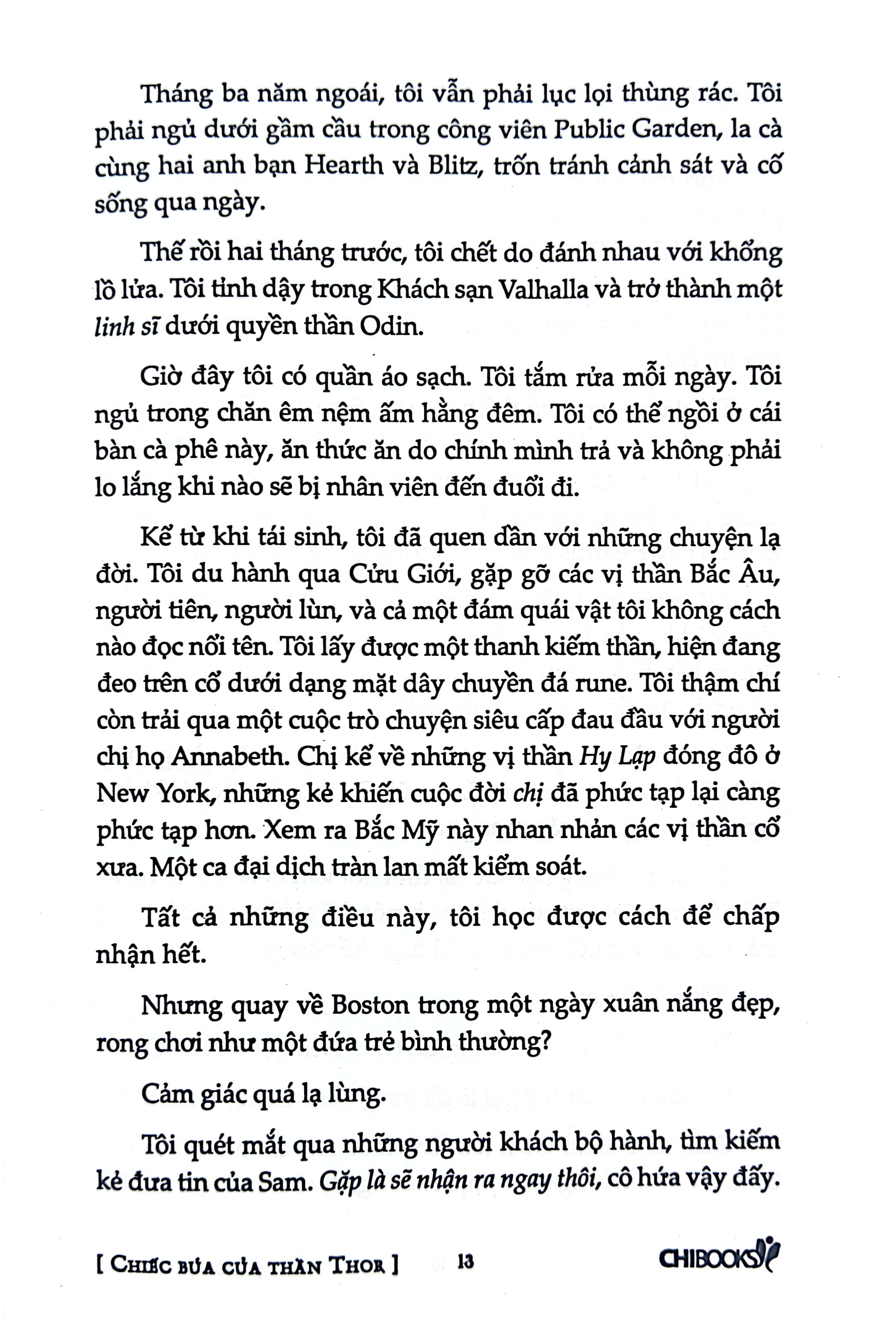 bộ magnus chase và các vị thần của asgard - phần 2: chiếc búa của thần thor (tái bản 2020)