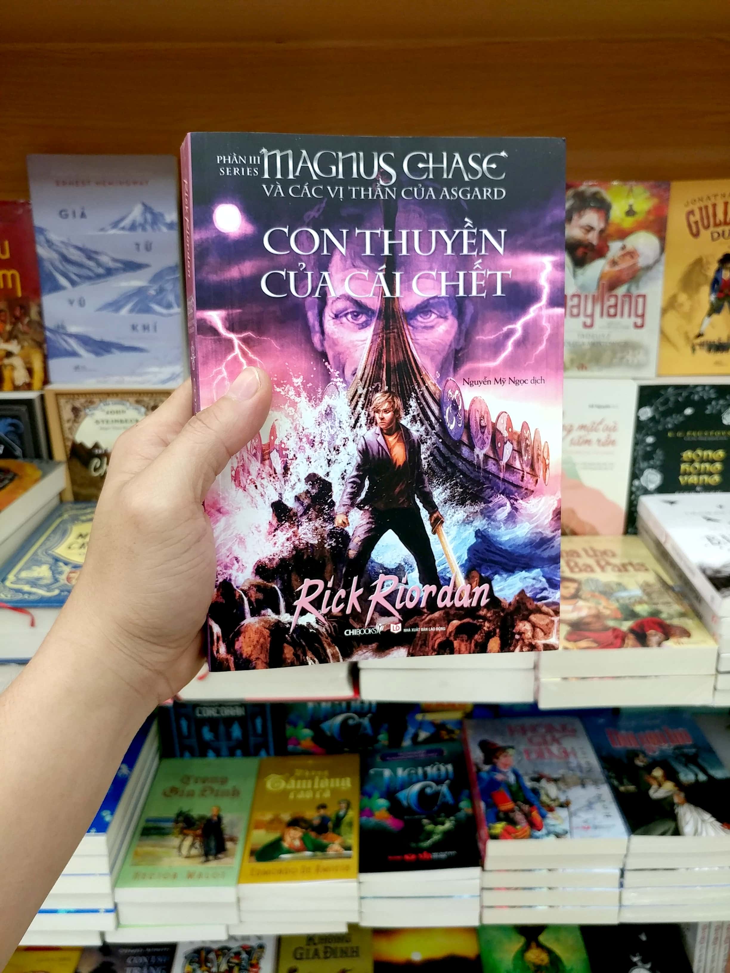 bộ magnus chase và các vị thần của asgard - phần 3: con thuyền của cái chết (tái bản 2022)