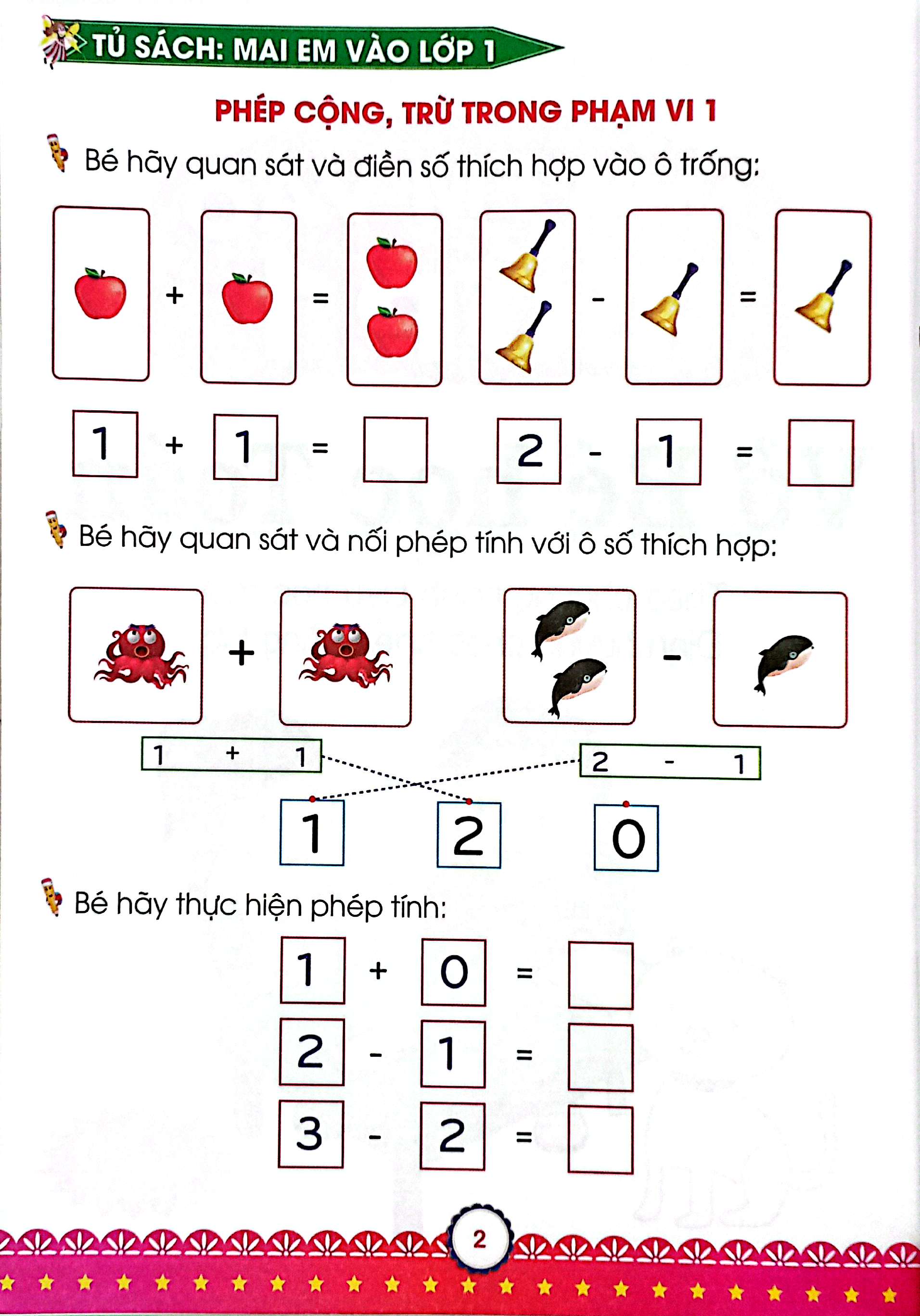 Bo
						
										
										Mai Em Vao Lop 1 - Danh Cho Tre 5-6 Tuoi - Vo Be Hoc Toan - Quyen 2 (Tai Ban 2024)