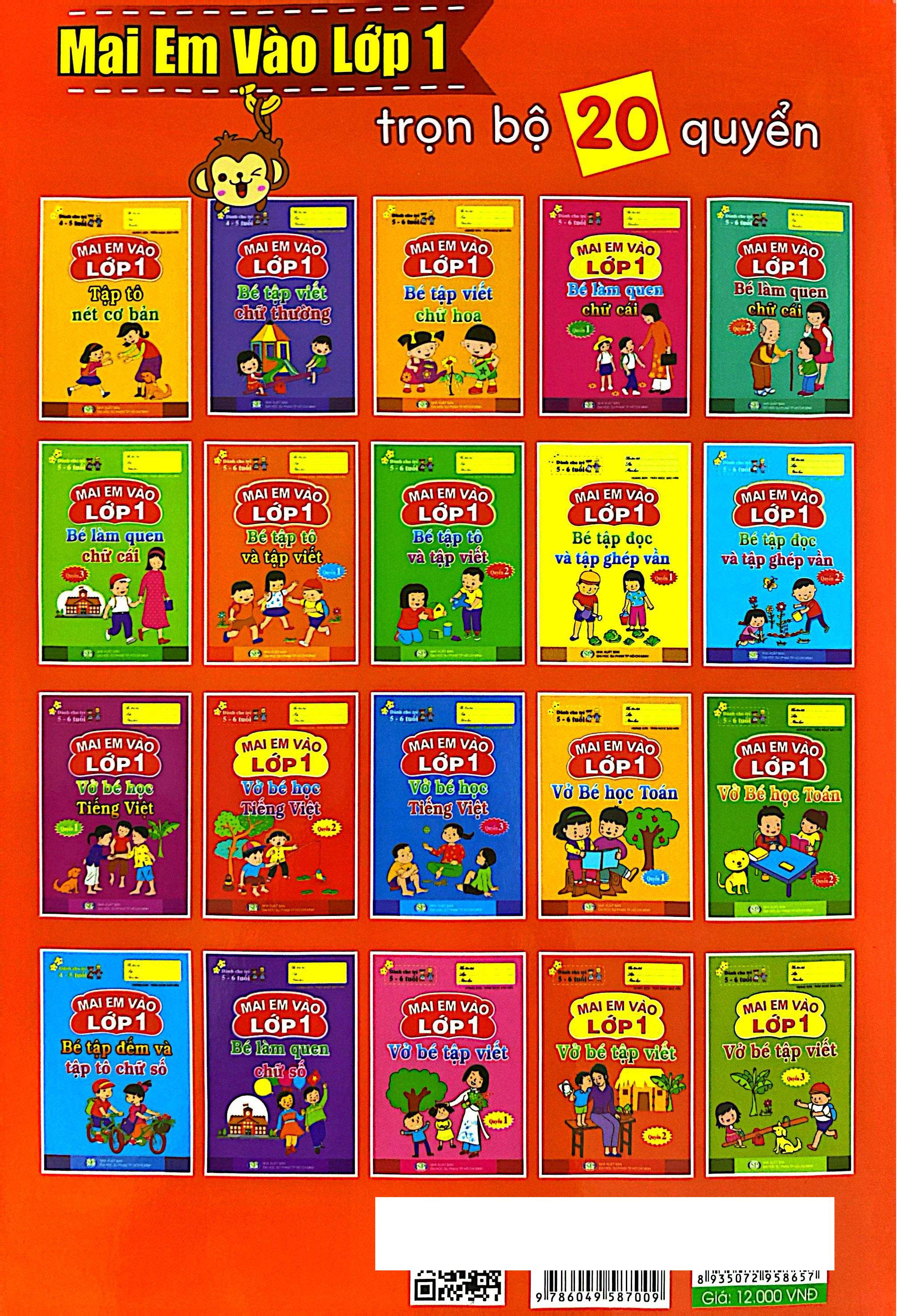 Bo
						
										
										Mai Em Vao Lop 1 - Danh Cho Tre 5-6 Tuoi - Vo Be Tap Viet - Quyen 2 (Tai Ban 2024)