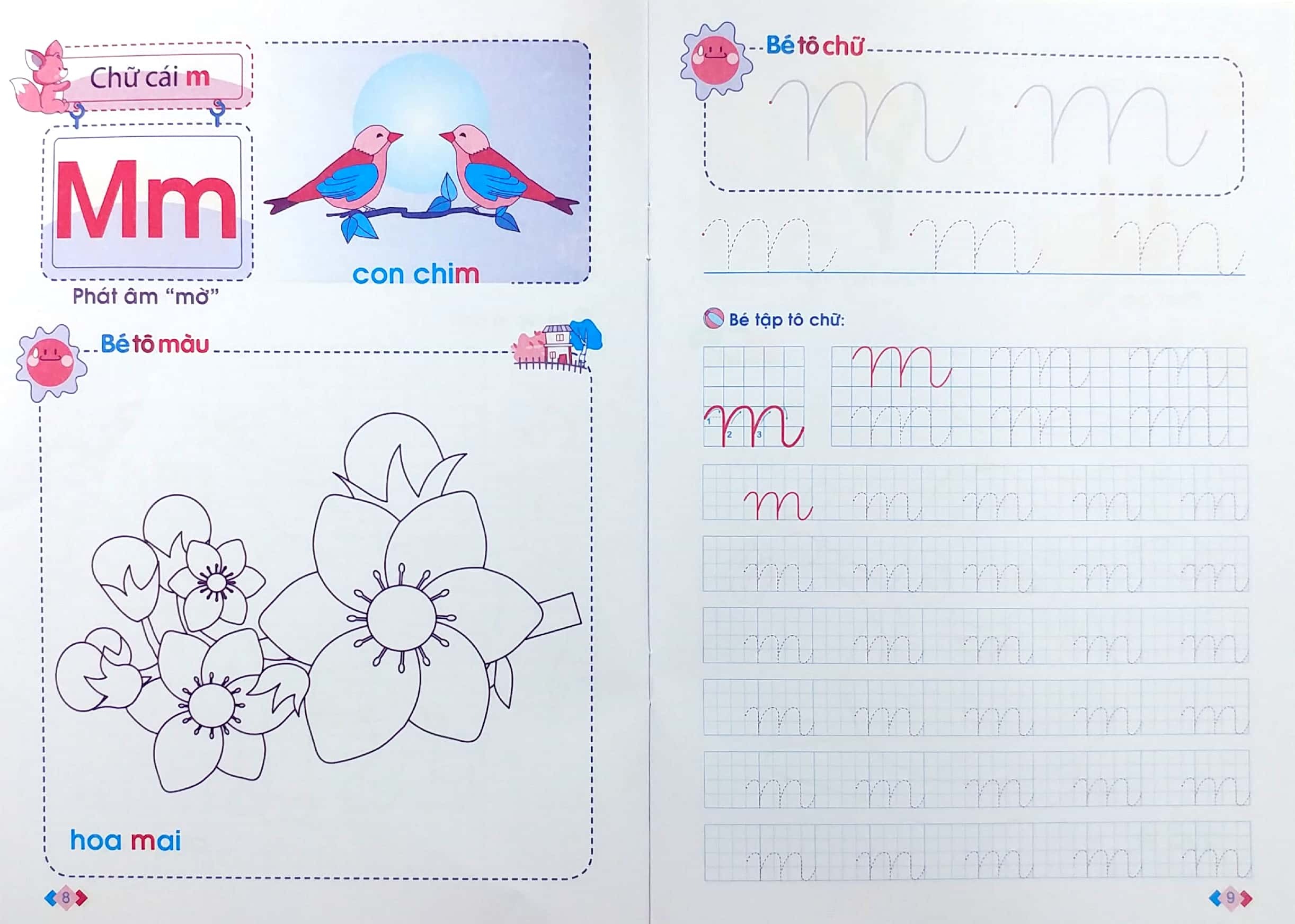 Bo
						
										
										Mai Em Vao Lop 1 - Vo Tap To Chu - Danh Cho Tre Tu 5-6 Tuoi - Tap 2 (Tai Ban 2024)