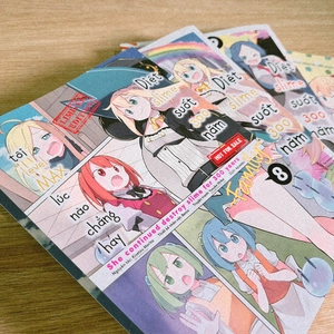 bộ [manga] bộ sách diệt slime suốt 300 năm, tôi levelmax lúc nào chẳng hay - tập 8 + tập 9 - tặng kèm booklet 48 trang + 2 postcard hai mặt bồi cứng