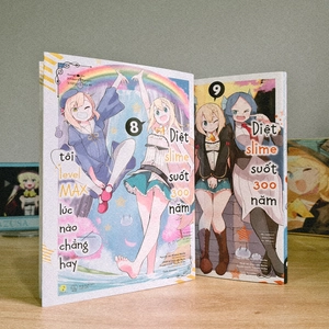 bộ [manga] bộ sách diệt slime suốt 300 năm, tôi levelmax lúc nào chẳng hay - tập 8 + tập 9 - tặng kèm booklet 48 trang + 2 postcard hai mặt bồi cứng