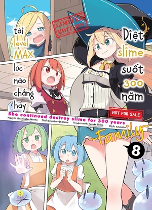 bộ [manga] bộ sách diệt slime suốt 300 năm, tôi levelmax lúc nào chẳng hay - tập 8 + tập 9 - tặng kèm booklet 48 trang + 2 postcard hai mặt bồi cứng