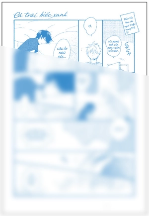 bộ manga - cả trời biếc xanh + number call (bộ 2 cuốn) - tặng kèm 2 extra paper + 2 postcard + 1 khung tranh cả trời biếc xanh