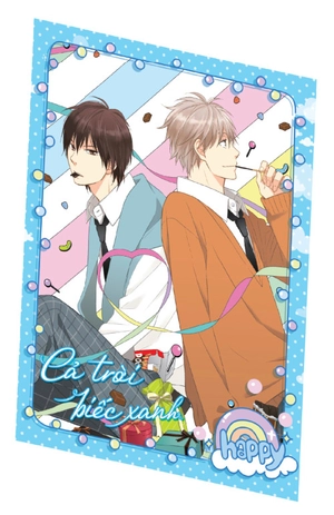 bộ manga - cả trời biếc xanh + number call (bộ 2 cuốn) - tặng kèm 2 extra paper + 2 postcard + 1 khung tranh cả trời biếc xanh