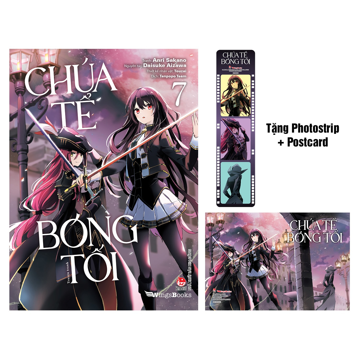 Bo
						
										
										[Manga] Chua Te Bong Toi - Tap 7 - Tang Kem Postcard + Photostrip