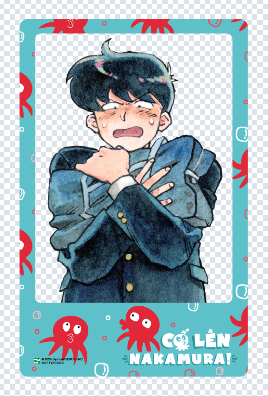 Bo Manga - Co Len Nakamura - Tap 1 + Tap 2 (Bo 2 Tap) - Ban Suu Tam - Tang Kem Set 5 Card Nhan Vat Kem Obi + Set 2 Clearcard + Set 4 Postcard + Sticker + Standee Acrylic + Phong Bi Dung Qua