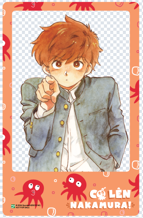 Bo Manga - Co Len Nakamura - Tap 1 + Tap 2 (Bo 2 Tap) - Ban Suu Tam - Tang Kem Set 5 Card Nhan Vat Kem Obi + Set 2 Clearcard + Set 4 Postcard + Sticker + Standee Acrylic + Phong Bi Dung Qua