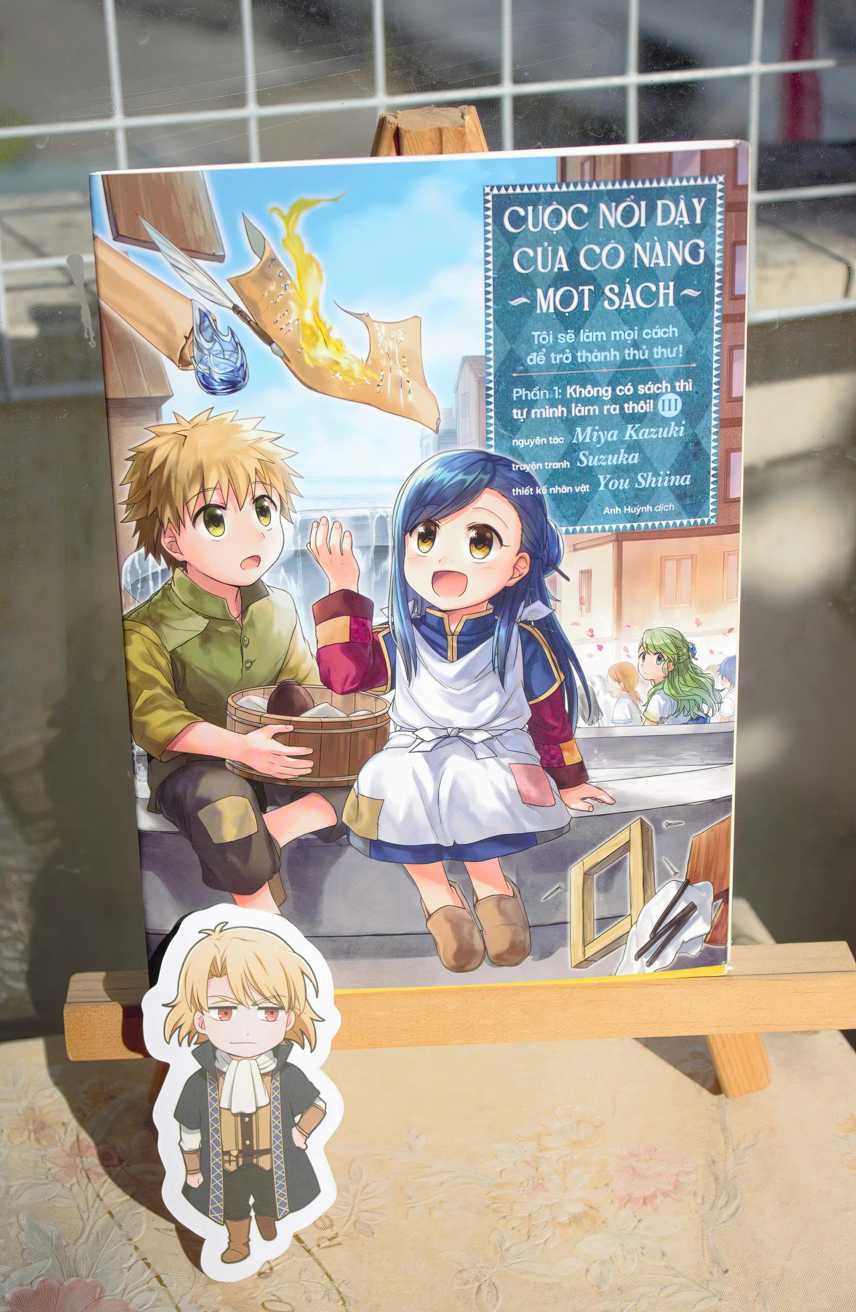 Bộ
						
										
										[Manga] Cuộc Nổi Dậy Của Cô Nàng Mọt Sách - Tôi Sẽ Làm Mọi Cách Để Trở Thành Thủ Thư - Phần 1 - Không Có Sách Thì Tự Mình Làm Ra Thôi! - Tập 3 - Tặng Kèm Bookmark