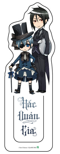 bộ manga - hắc quản gia - tập 15 + tập 16 (bộ 2 cuốn) - tặng kèm 2 clear bookmark + 1 card độc quyền