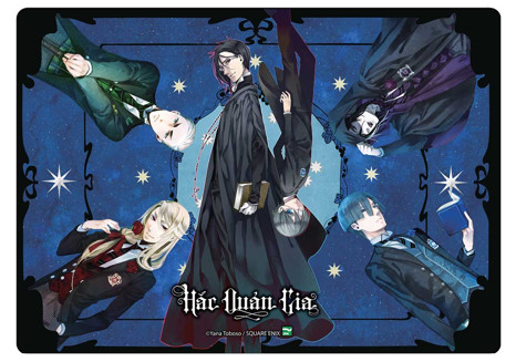 bộ manga - hắc quản gia - tập 15 + tập 16 (bộ 2 cuốn) - tặng kèm 2 clear bookmark + 1 card độc quyền