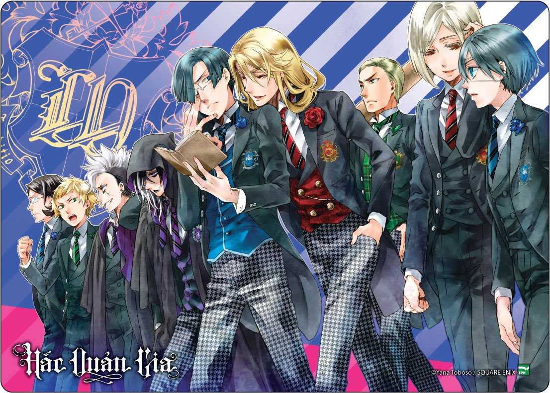 bộ manga - hắc quản gia - tập 17 + tập 18 (bộ 2 cuốn) - tặng kèm black card + bookmark “gia nhân” + plastic card