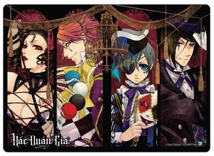 bộ manga - hắc quản gia - tập 7 + tập 8 (bộ 2 cuốn) - tặng kèm 2 black card + 1 card độc quyền