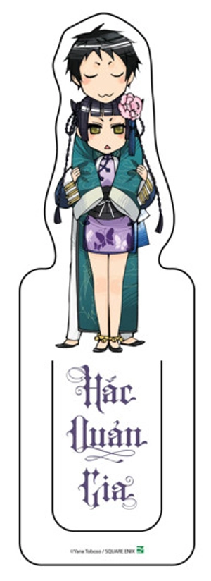 bộ manga - hắc quản gia - tập 9 + tập 10 (bộ 2 cuốn) - tặng kèm bookmark “côn lôn” + black card + kẹp file “the circus”