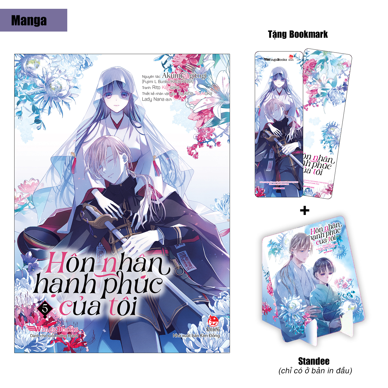 Bo
						
										
										[Manga] Hon Nhan Hanh Phuc Cua Toi - Tap 5 - Tang Kem Bookmark + Standee