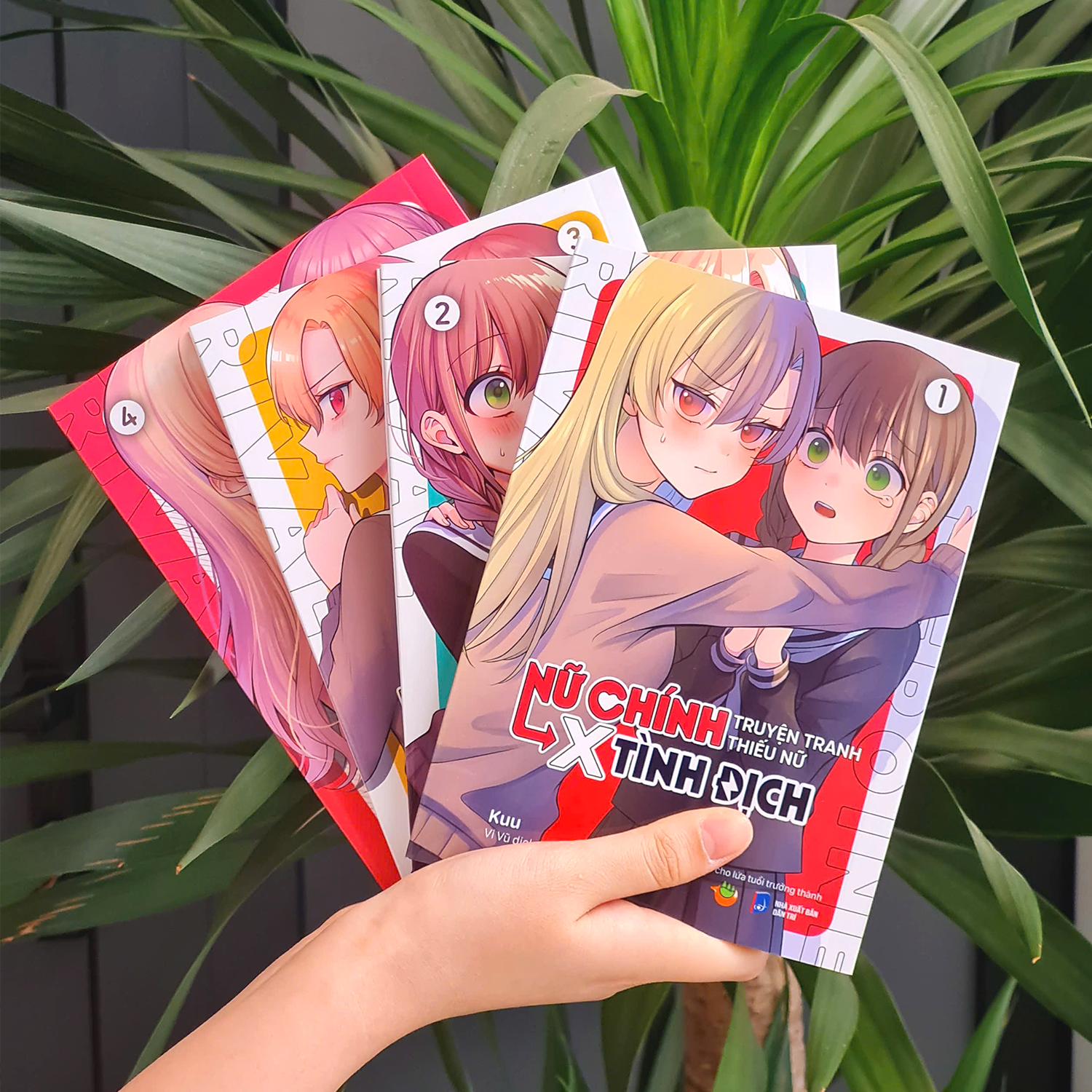 Bo Manga - Nu Chinh Truyen Tranh Thieu Nu X Tinh Dich: Tap 1 - 4 (Bo 4 Tap) (Tai Ban 2025) - Tang Kem Postcard Boi Cung