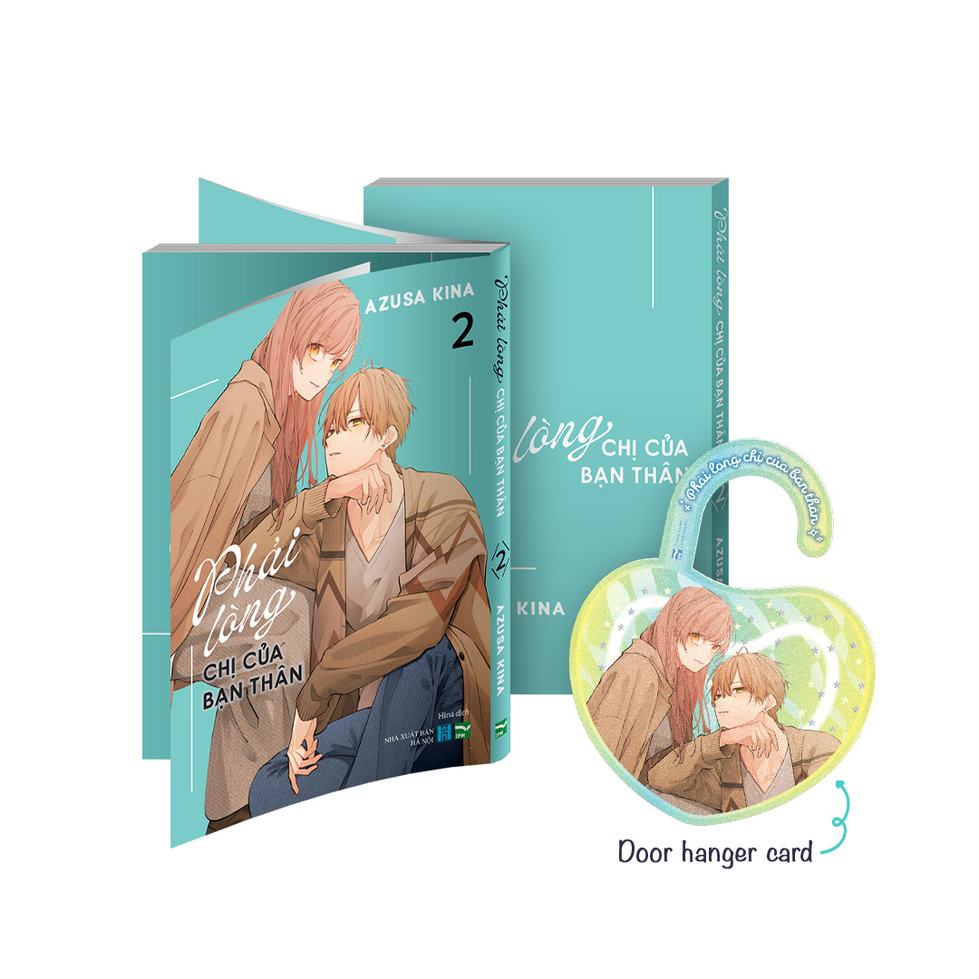 Bộ Manga - Phải Lòng Chị Của Bạn Thân - Tập 2 + Phát Phiền Với Bạn Thân Của Chị - Tập 2 (Bộ 2 Cuốn) - Bản Đặc Biệt - Tặng Kèm Door Hanger Card + Bookmark + Card Giấy - Ảnh 3