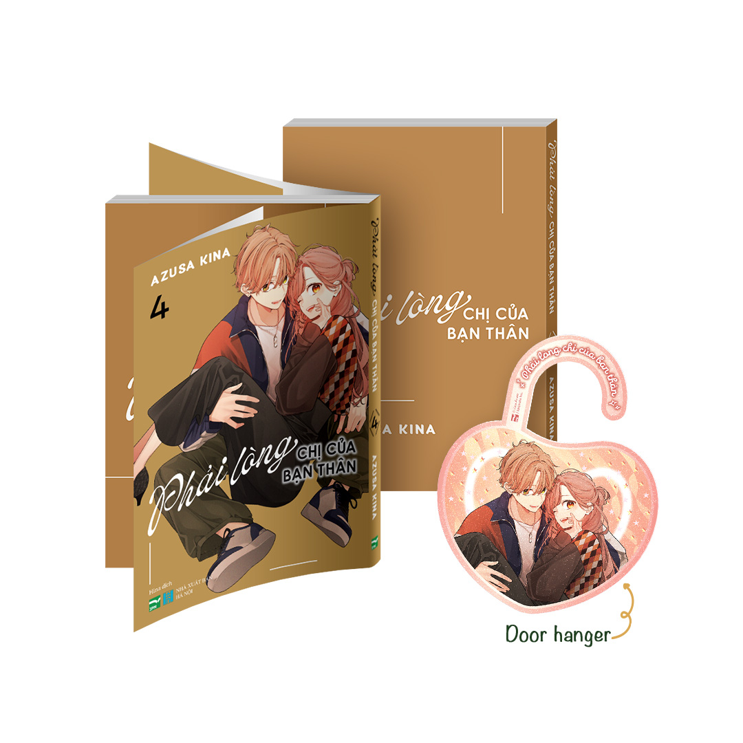 Bộ Manga - Phải Lòng Chị Của Bạn Thân - Tập 4 + Phát Phiền Với Bạn Thân Của Chị - Tập 4 (Bộ 2 Cuốn) - Bản Đặc Biệt - Tặng Kèm Door Hanger + Bookmark + Card Ngọc Trai - Ảnh 3
