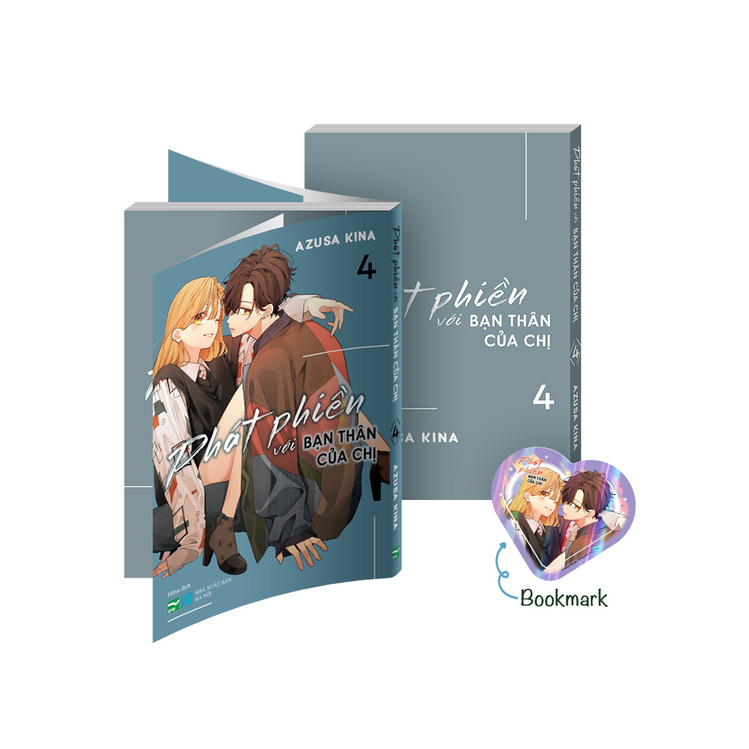 Bộ Manga - Phải Lòng Chị Của Bạn Thân - Tập 4 + Phát Phiền Với Bạn Thân Của Chị - Tập 4 (Bộ 2 Cuốn) - Bản Đặc Biệt - Tặng Kèm Door Hanger + Bookmark + Card Ngọc Trai - Ảnh 4