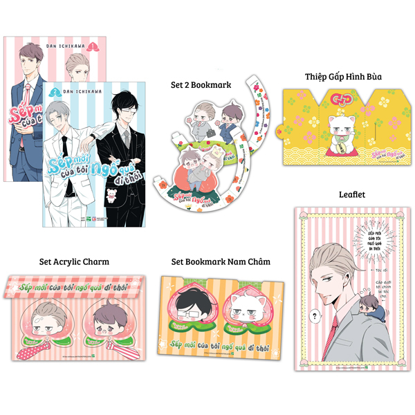 Bo Manga - Sep Moi Cua Toi Ngo Qua Di Thoi - Tap 1 + Tap 2 (Bo 2 Tap) - Tang Kem 2 Standee Bap Benh + 1 Leaflet + 1 Set Acrylic Charm + 1 Set Bookmark Nam Cham + 1 Thiep Gap Hinh Bua