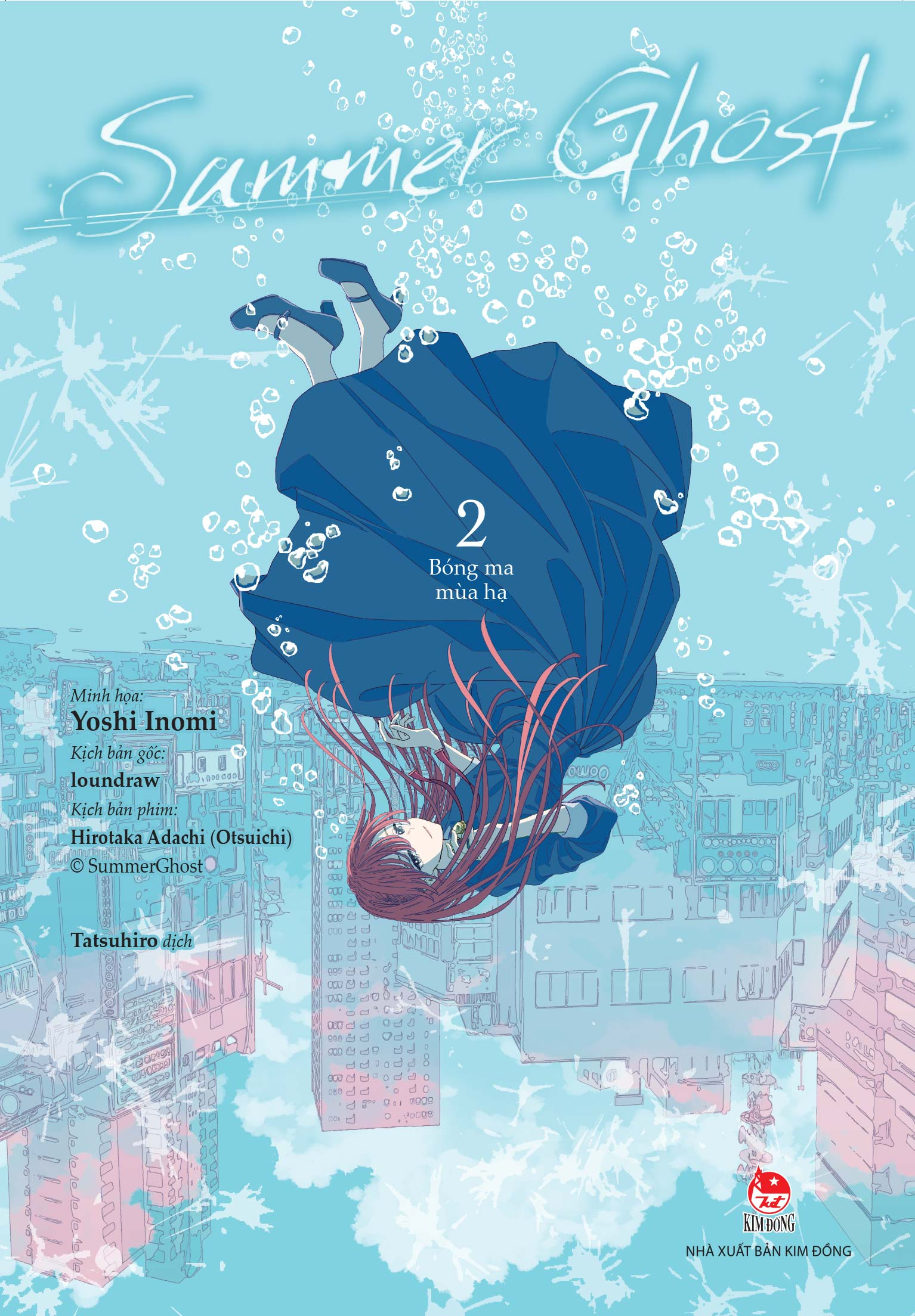 Bo Manga - Summer Ghost - Bong Ma Mua Ha - Tap 1 + Tap 2 (Bo 2 Tap) - Tang Kem Postcard