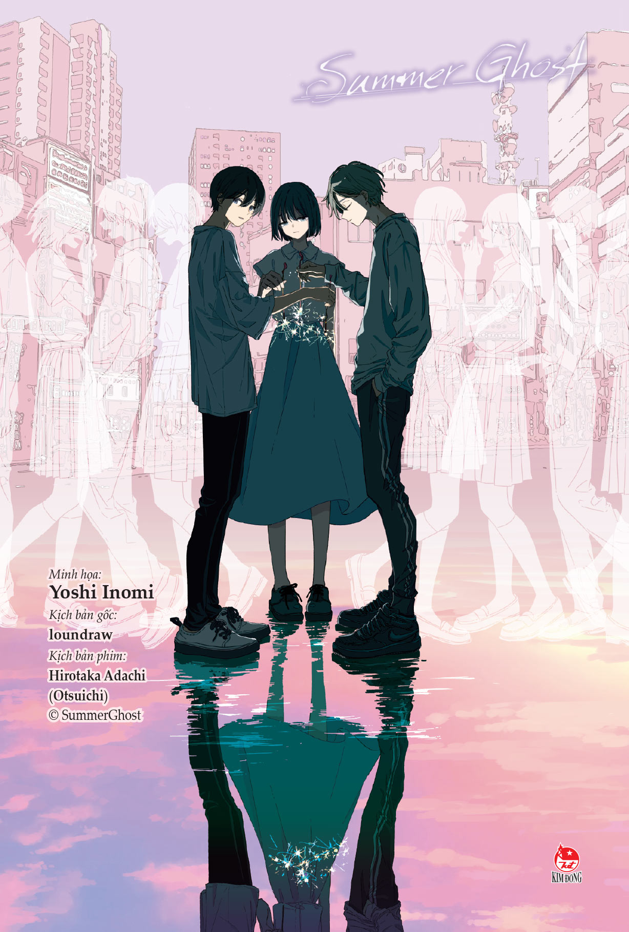 Bo Manga - Summer Ghost - Bong Ma Mua Ha - Tap 1 + Tap 2 (Bo 2 Tap) - Tang Kem Postcard