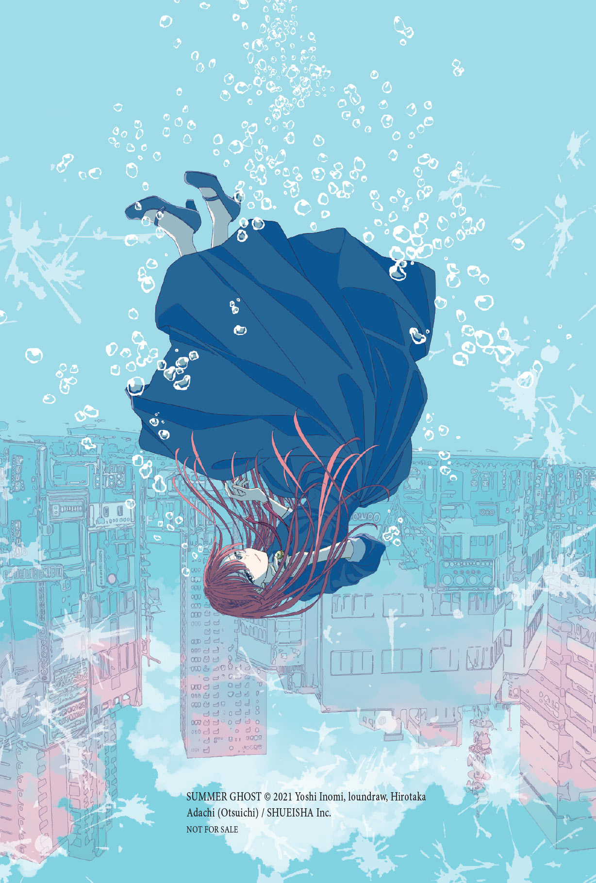 Bo Manga - Summer Ghost - Bong Ma Mua Ha - Tap 1 + Tap 2 (Bo 2 Tap) - Tang Kem Postcard