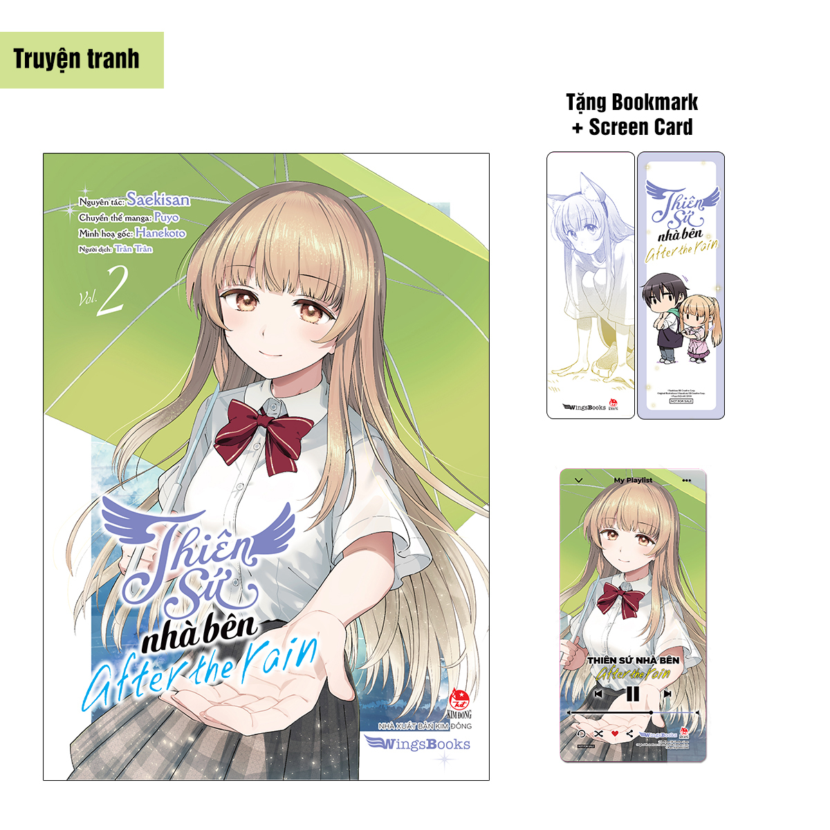 Bộ
						
										
										[Manga] Thiên Sứ Nhà Bên - After The Rain - Tập 2 - Tặng Kèm Bookmark + Screen Card
