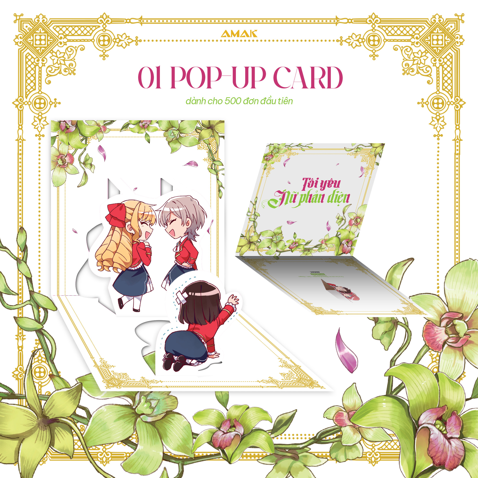 Bo
						
										
										[Manga] Toi Yeu Nu Phan Dien - Tap 5 - Tang Kem Bookmark Phu Nhung + Postcard Phu Nhung + Pop-Up Card