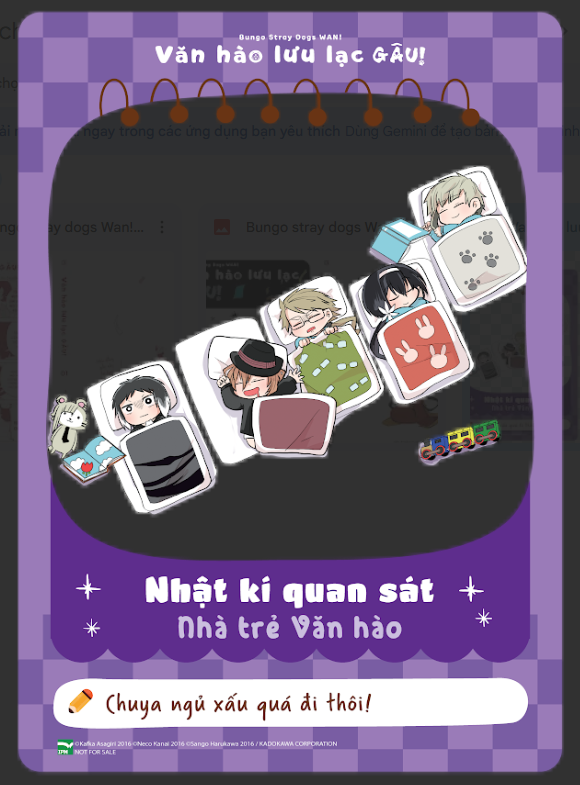 Bo
						
										
										[Manga] Van Hao Luu Lac - Gau! - Tap 1 - Ban Dac Biet - Tang Kem Diary Card