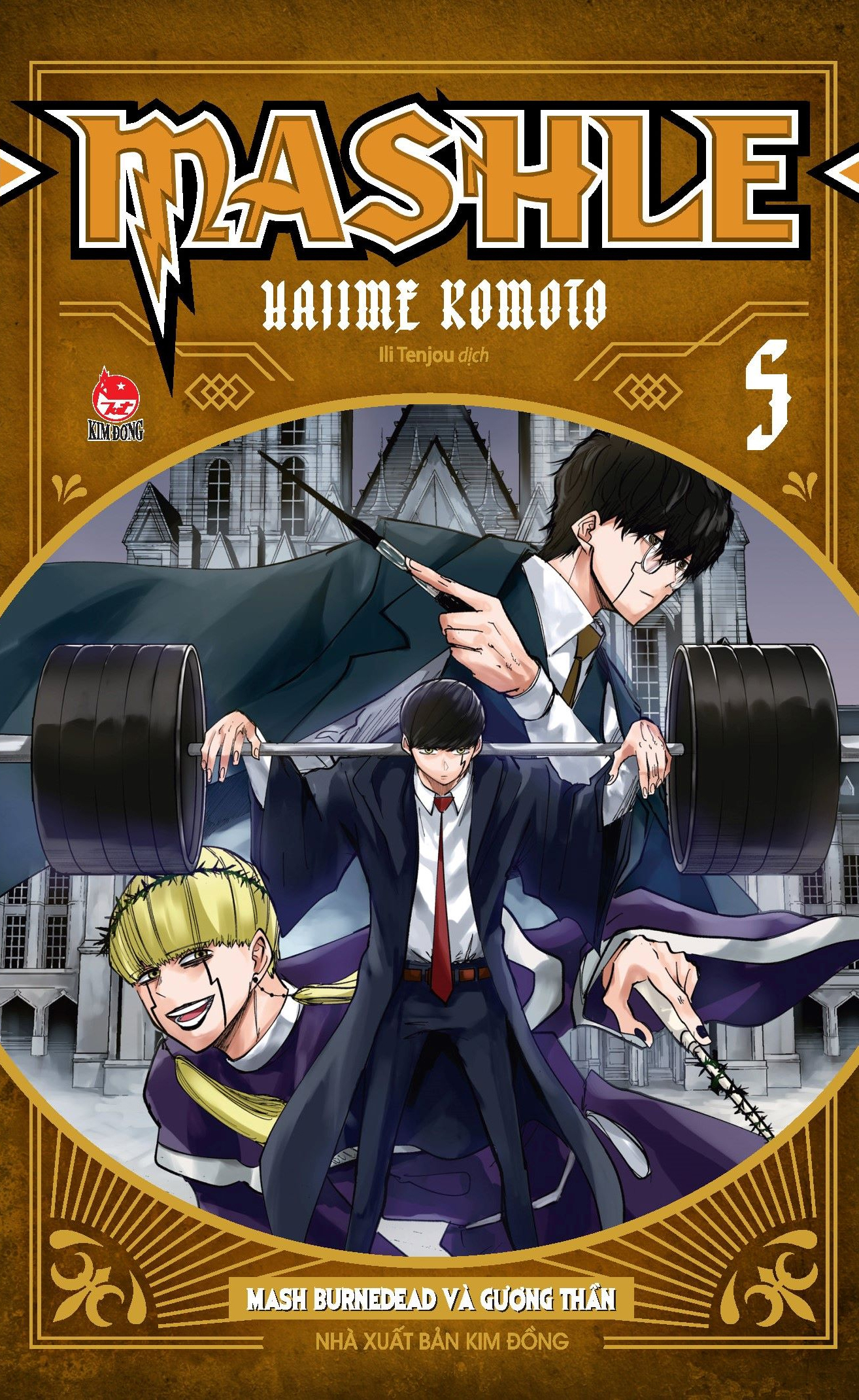 bộ mashle - tập 5 - mash burnedead và gương thần