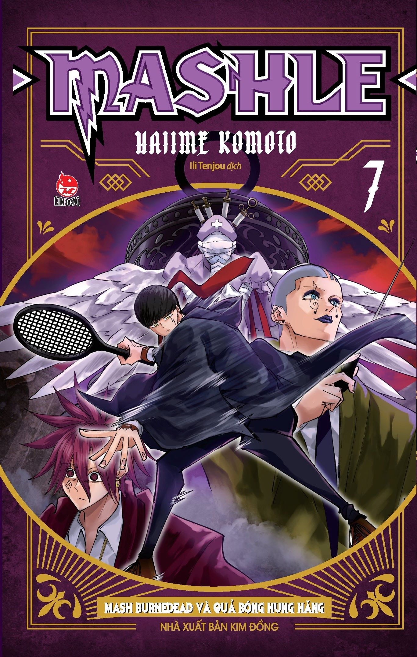 bộ mashle - tập 7 - mash burnedead và quả bóng hung hăng