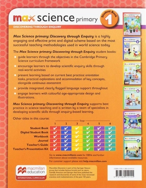 bộ max science primary student book 1: discovering through enquiry