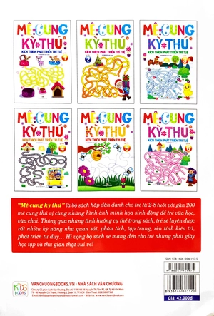 bộ mê cung kỳ thú - kích thích phát triển trí tuệ - quyển 3 (từ 2-8 tuổi)