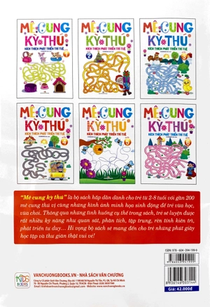 bộ mê cung kỳ thú - kích thích phát triển trí tuệ - quyển 5 (từ 2-8 tuổi)