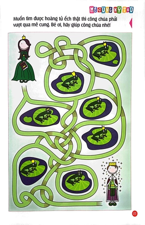 bộ mê cung kỳ thú - kích thích phát triển trí tuệ - quyển 6 (từ 2-8 tuổi)