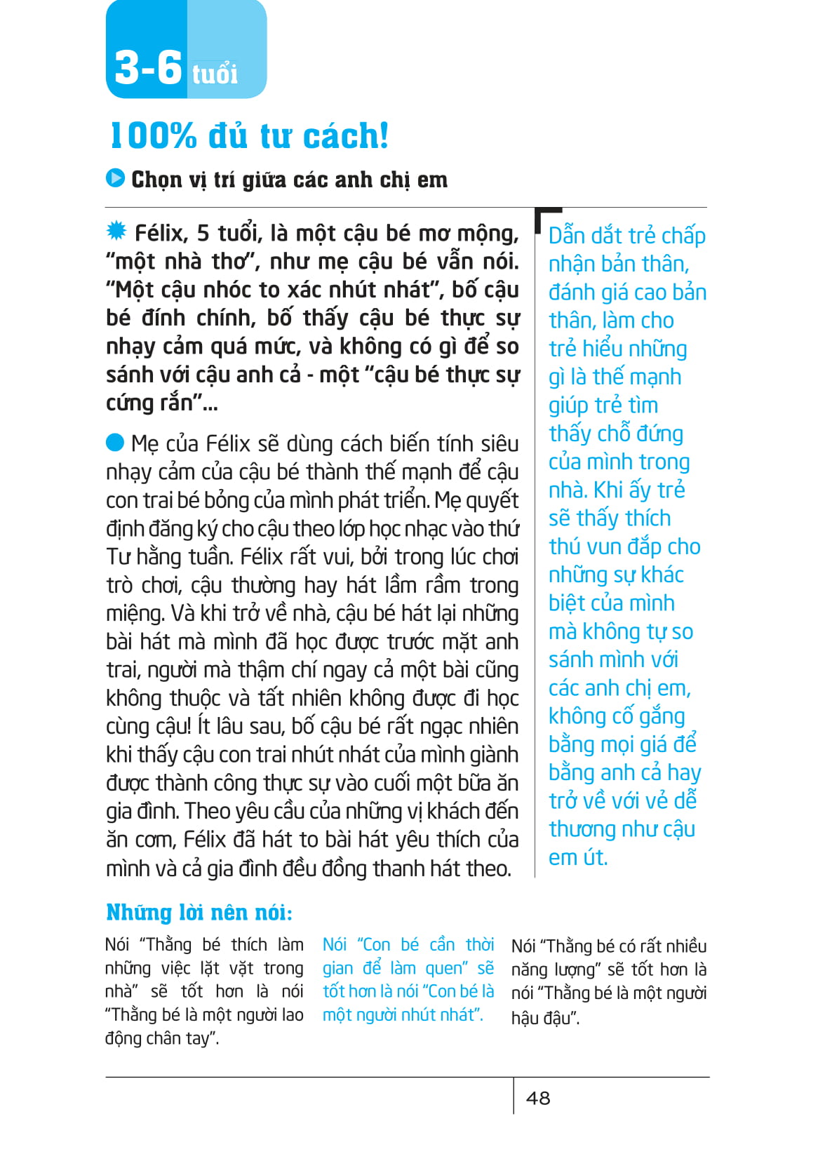 bố mẹ cũng từng là trẻ con - để con được một mình