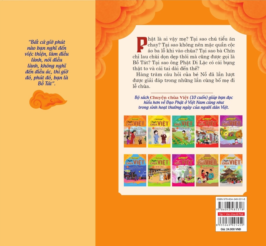 bộ mẹ kể con nghe - chuyện chùa việt - tập 1: vào chùa lễ phật