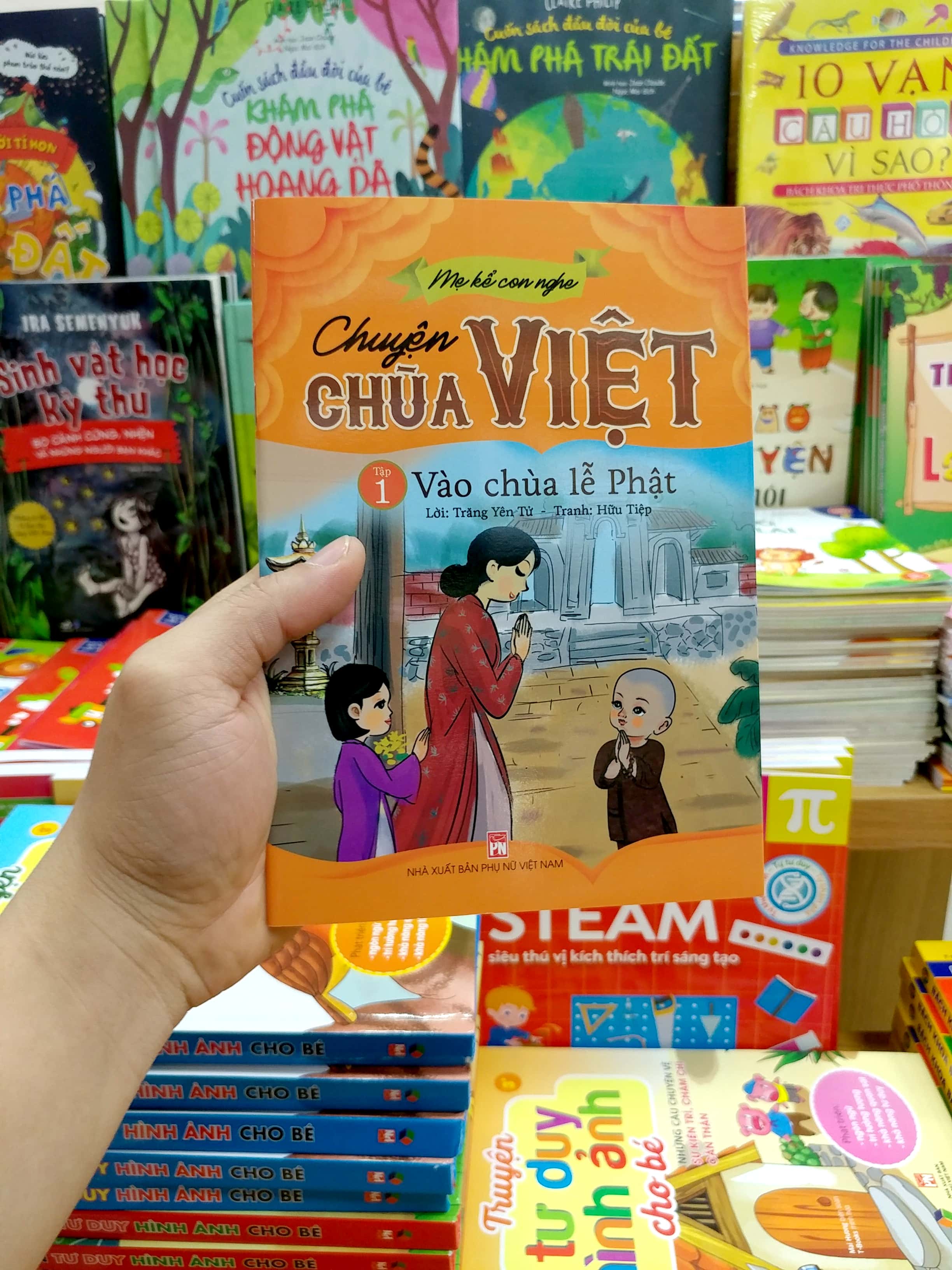 bộ mẹ kể con nghe - chuyện chùa việt - tập 1: vào chùa lễ phật