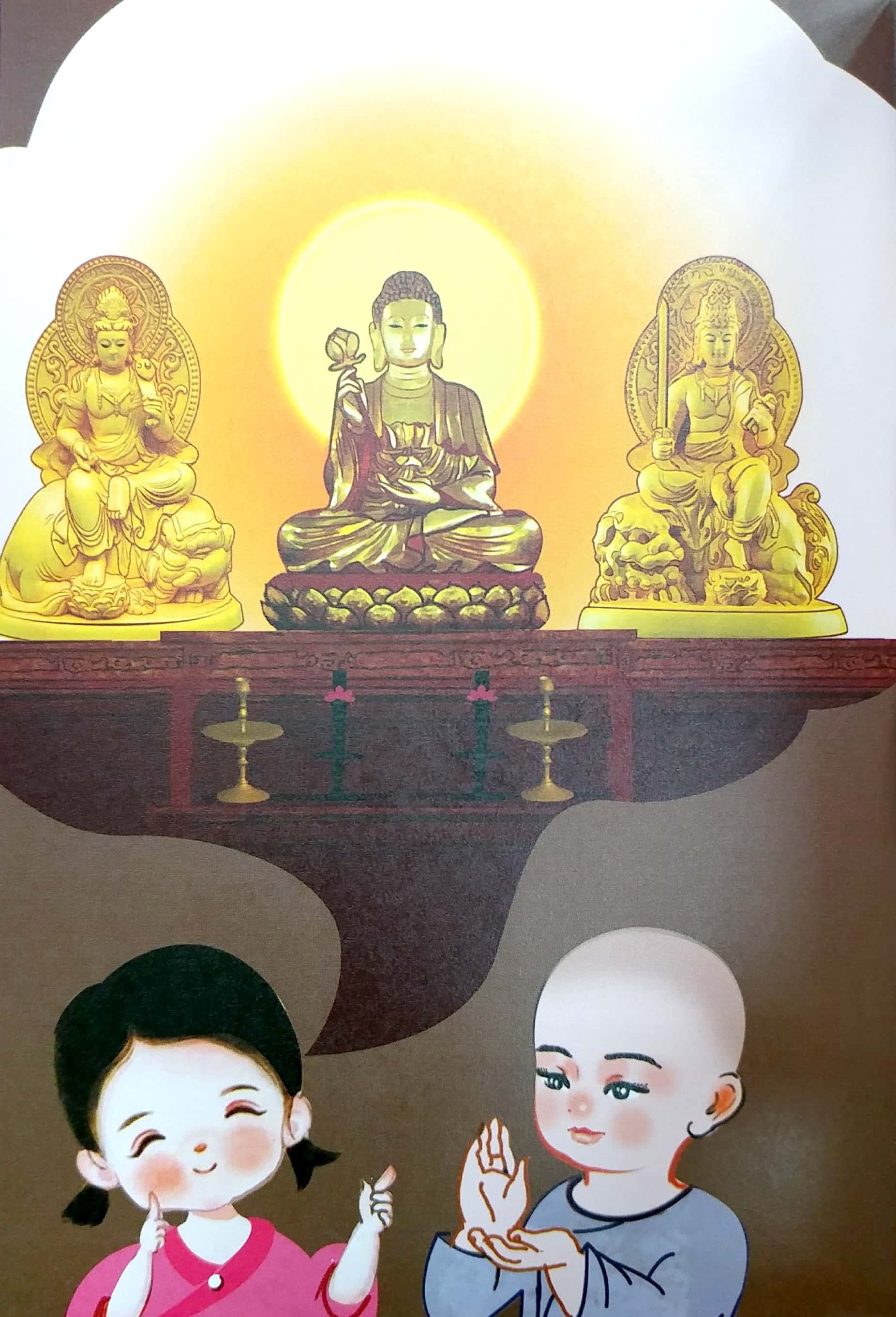 bộ mẹ kể con nghe - chuyện chùa việt - tập 5: mười phương chư phật, chư phật một phương