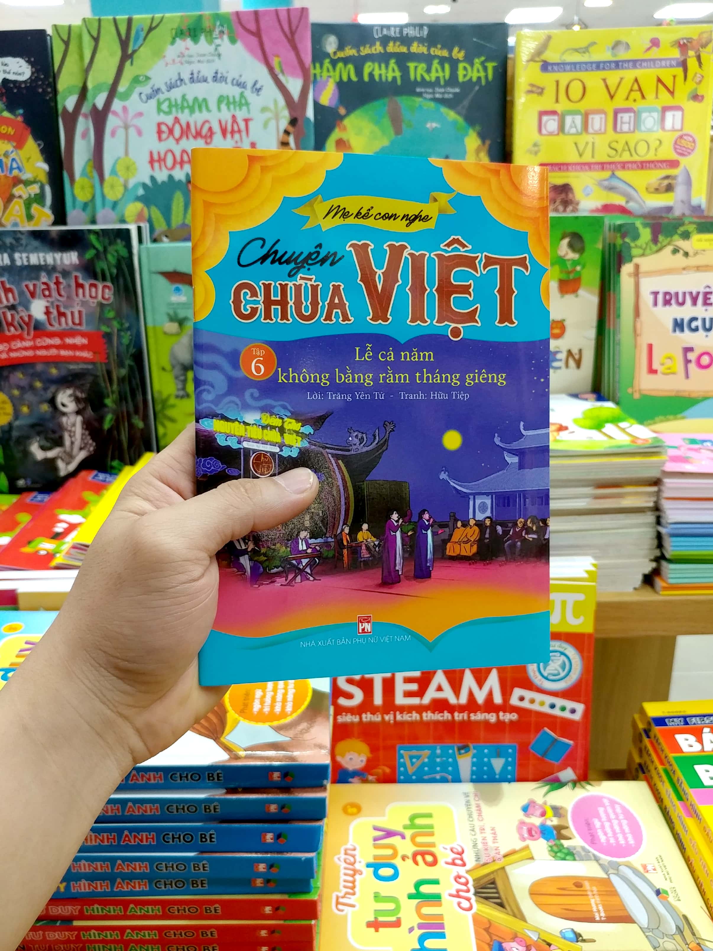 bộ mẹ kể con nghe - chuyện chùa việt - tập 6: lễ cả năm không bằng rằm tháng giêng