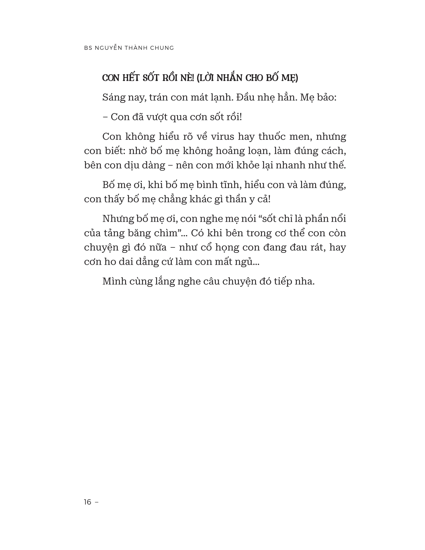 Bo Me La Than Y Cua To - Thuong Con Tron Ven - Thau Hieu Khi Con Om  Bang Tri Thuc Y Khoa Gian Di Va Gan Gui Nhat