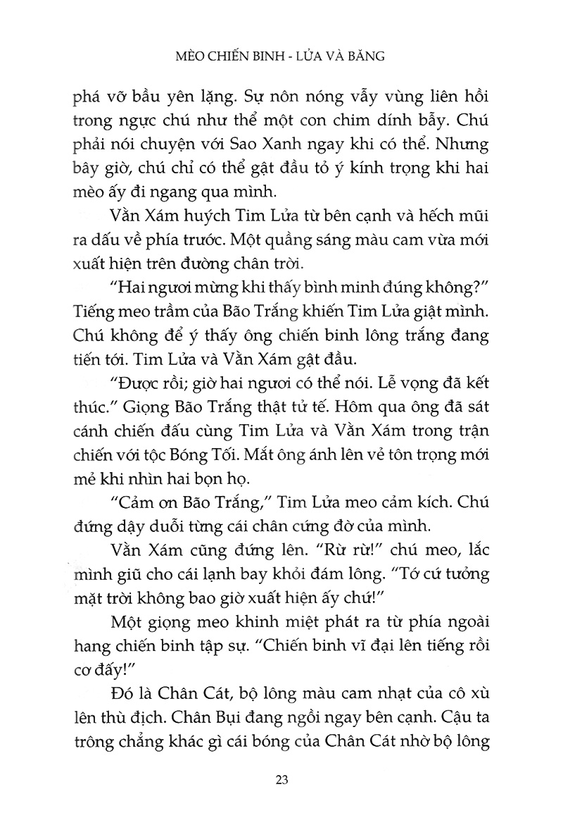 bộ mèo chiến binh - lửa và băng (tái bản 2019)