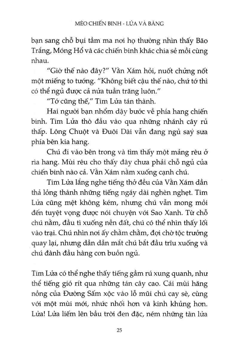 bộ mèo chiến binh - lửa và băng (tái bản 2019)