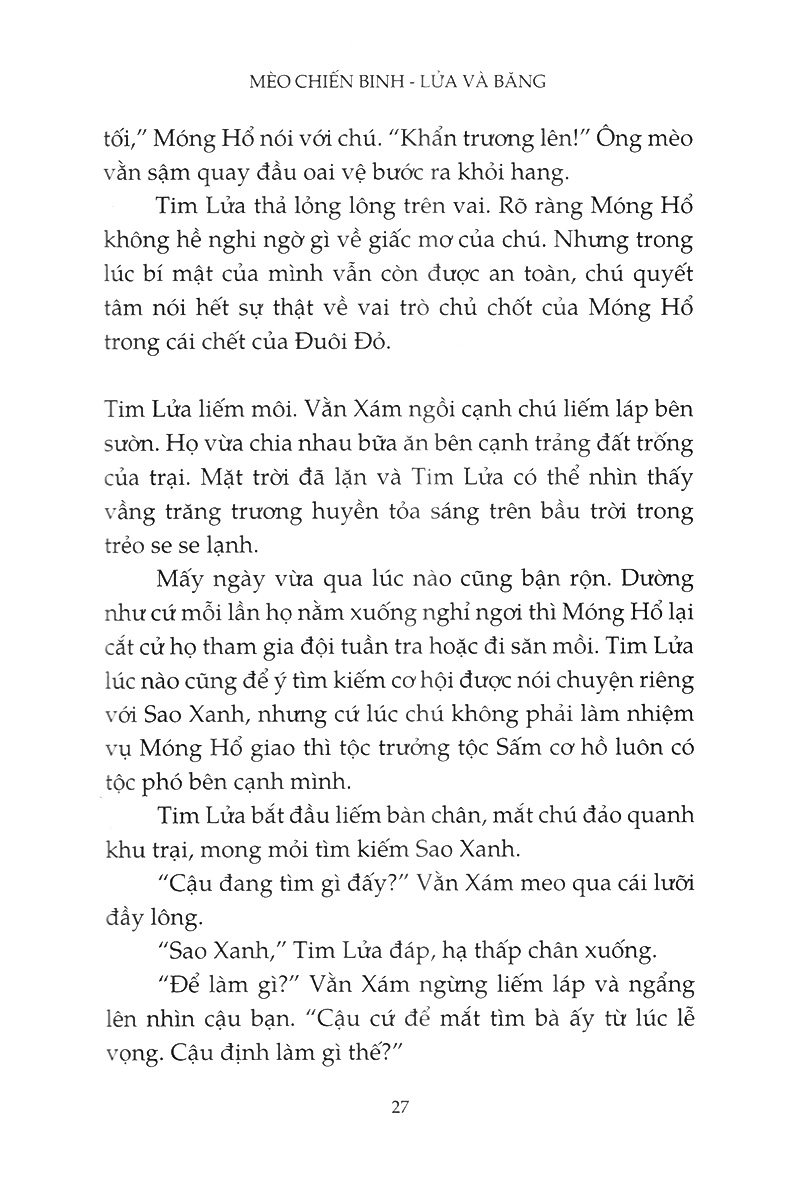 bộ mèo chiến binh - lửa và băng (tái bản 2019)