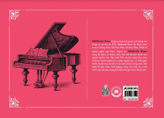 Bo
						
										
										Methode Rose Vol 1 - Phuong Phap Hong - Nam Thu Nhat Voi Dan Piano (Tai Ban 2024)