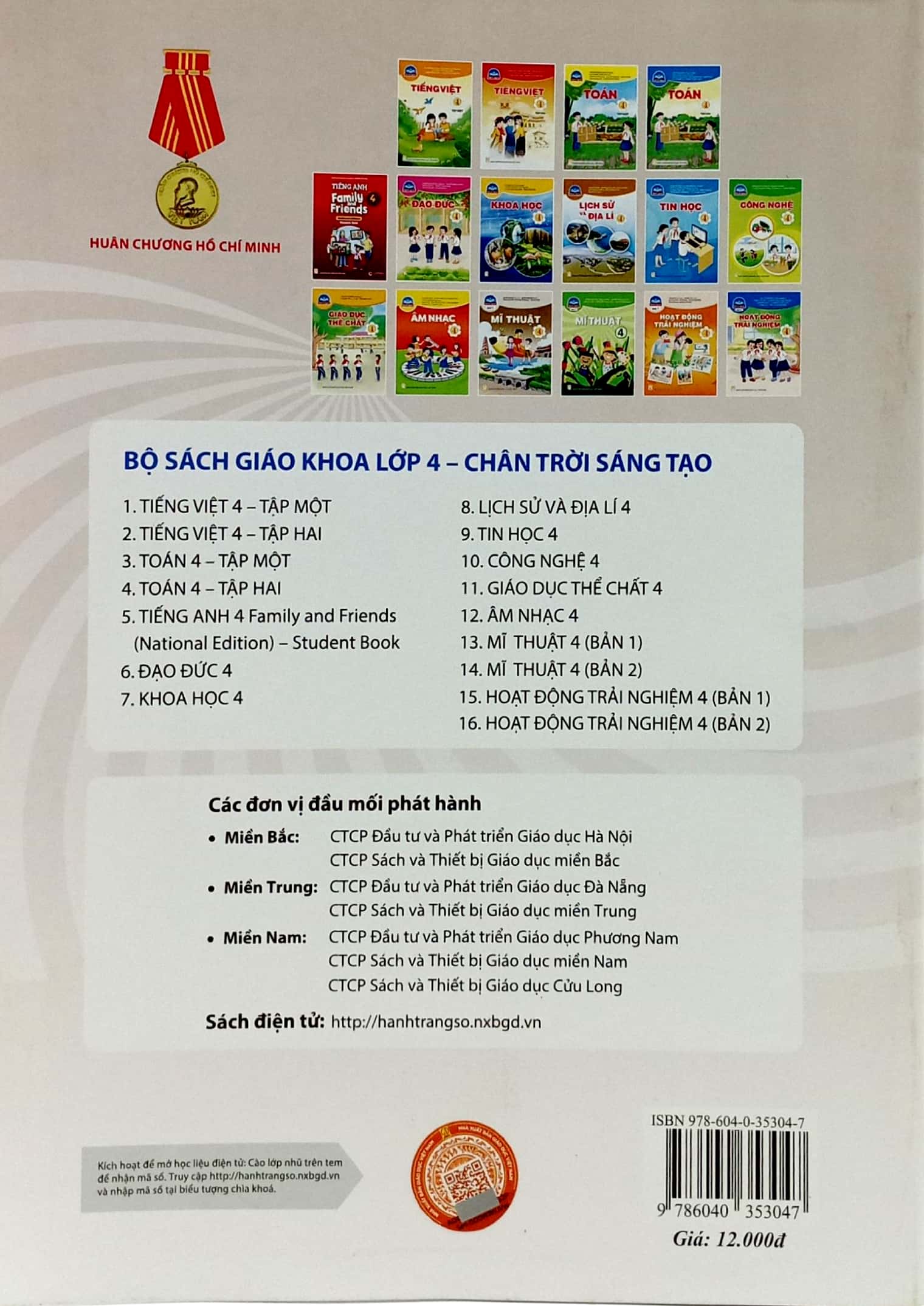 bộ mĩ thuật 4 - bản 1 (chân trời sáng tạo) (chuẩn)