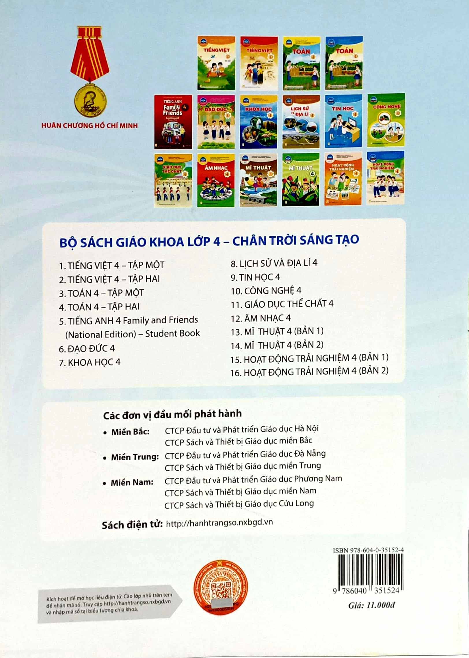 bộ mĩ thuật 4 - bản 2 (chân trời sáng tạo) (chuẩn)